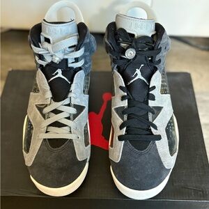 Jordan Retro Gray and Black Box